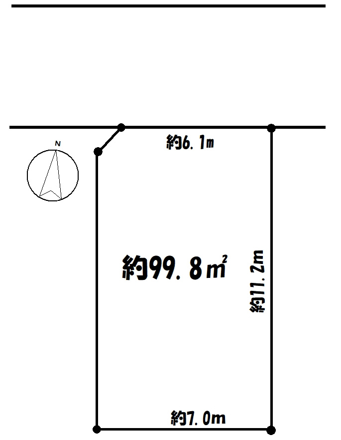 相模原市中央区千代田4丁目　売地の区画図