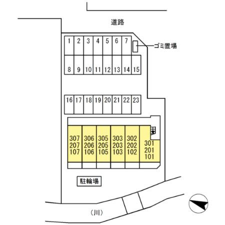 【区画図】 | ディアライズ春日町　C棟