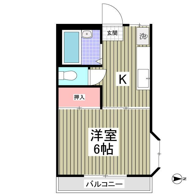 アイリットハイツ第２の間取り