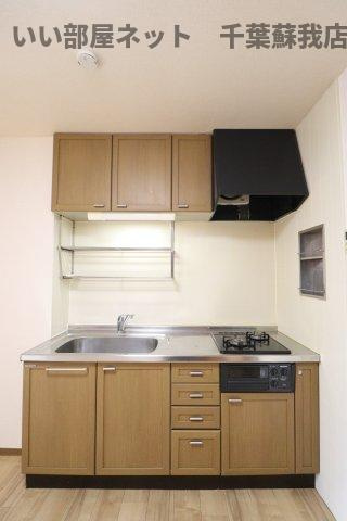 パークメゾンAのキッチン|きれいなキッチンです