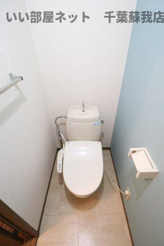 パークメゾンAのトイレ|コンパクトで使いやすいトイレです