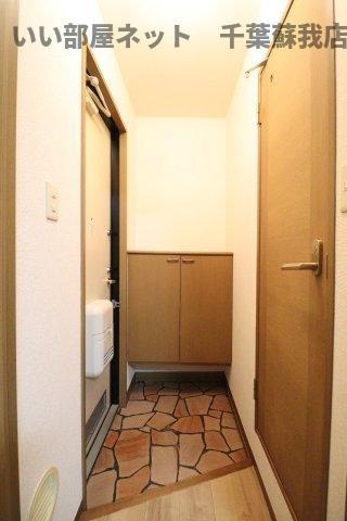 パークメゾンAの玄関|ゆったりとした玄関です