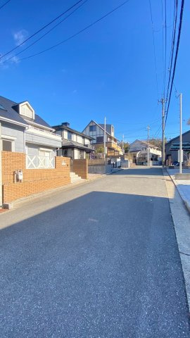 北六甲台5丁目の前面道路含む現地写真|前面道路