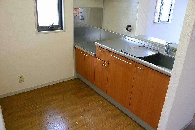 パークサイド精華台Ａ．Ｂ．Ｃ．Ｄのキッチン|キッチンです