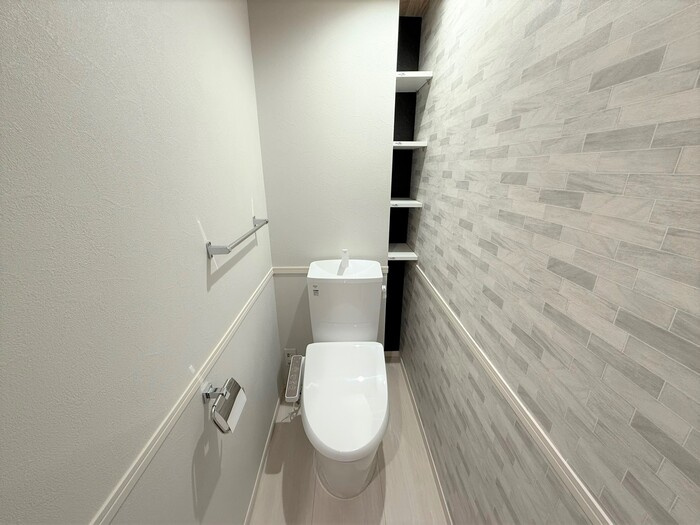 セレスティア長良　ウエストのトイレ|コンパクトで使いやすいトイレです