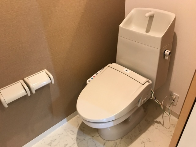 稲城市平尾１丁目のアパートのトイレ