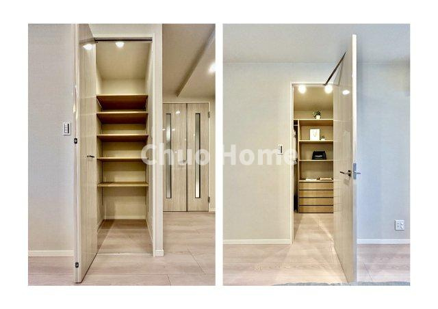 シティタワーズ豊洲ザ・ツイン サウスタワーの収納|居室にはクローゼットを完備し、自由度の高い家具の配置が叶うシンプルな空間です。お子様の成長と必要になる子供部屋を与えるにはぴったりの間取りですね。