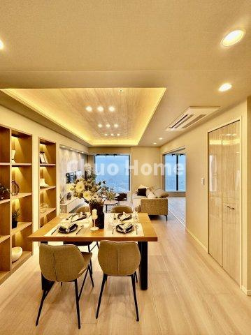 シティタワーズ豊洲ザ・ツイン サウスタワーの居間・リビング|リビングダイニング