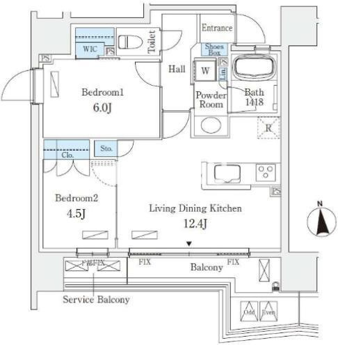 ＳＴＡＮＤＺ四天王寺前夕陽丘の間取り