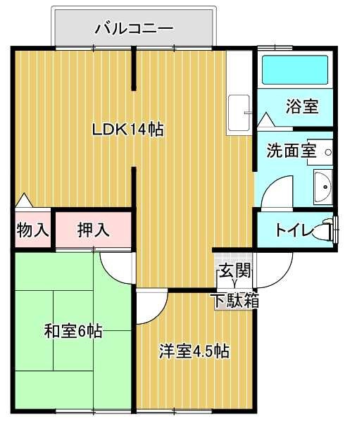 リヴェールFUJIの間取り