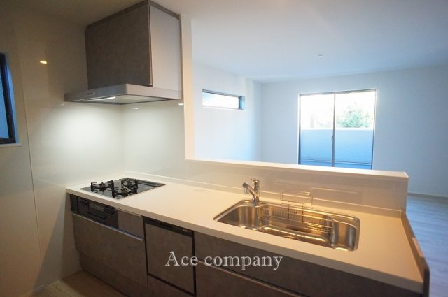 【キッチン】 | 八尾市竹渕1丁目 | 食洗機付きのシステムキッチン☆3口ガスコンロ☆