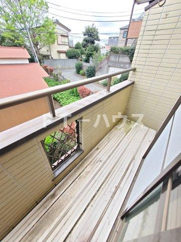 グリーンテラスＢのバルコニー