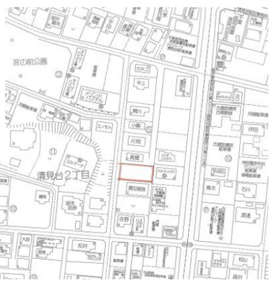 【地図】 | 木更津市清見台2丁目　売地