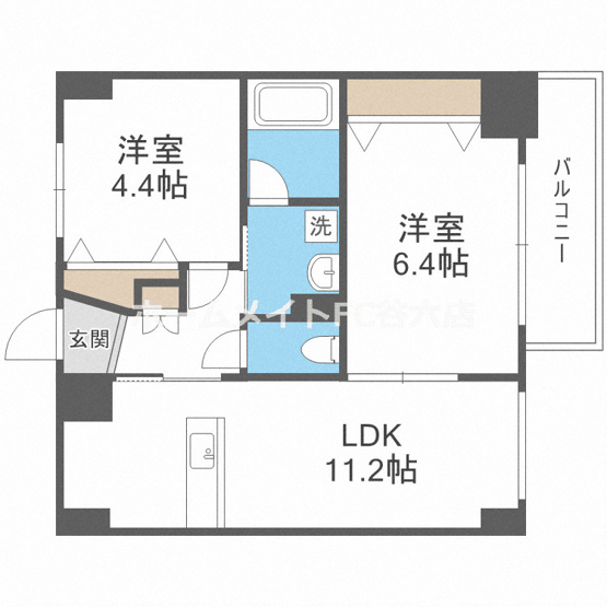 【間取り】 | サムティ難波グレイス