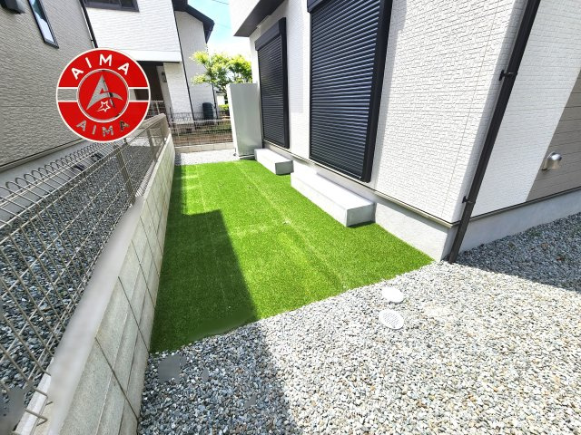 福岡市西区今宿東3丁目第1-3棟（A号棟）の庭|お庭で自由な時間を過ごせます。