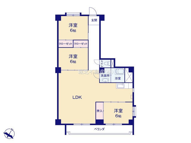 パシフィック江古田マンションの間取り
