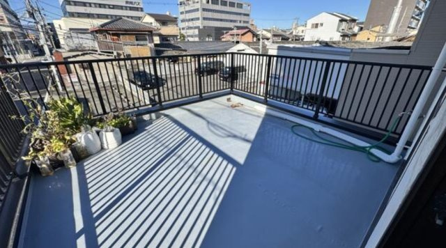 東九条南石田町のバルコニー