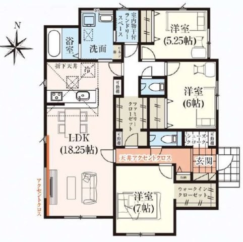 【間取り】 | 羽生市北3期　GRAFARE　新築戸建　全3棟　1号棟