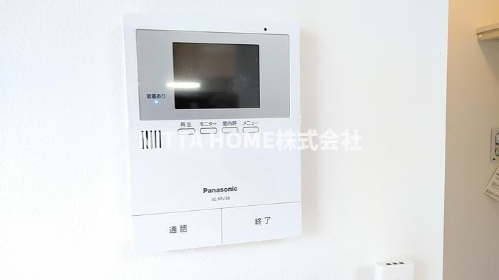ハイツミニョンのセキュリティ|TVインターホンもあり！