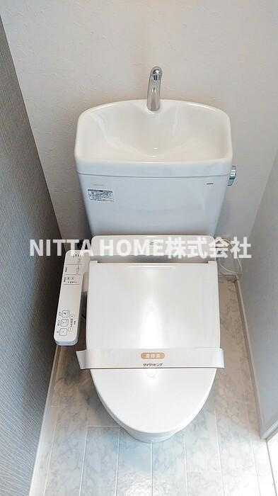 ハイツミニョンのトイレ|ウォシュレットも完備◆