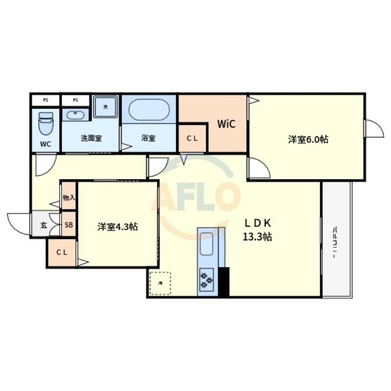 メゾン　ド　セリジエの間取り|メゾン　ド　セリジエ　間取り