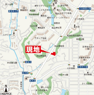【地図】 | 地図（拡大）麻生区王禅寺東4-30-20付近（日本映画学校近く）