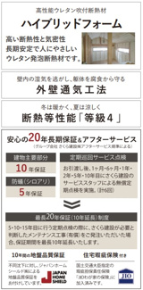 【構造・工法・仕様】 | 【仲介手数料無料！！】川崎市麻生区王禅寺東4丁目　新築戸建て（全5棟）4号棟　5080万円