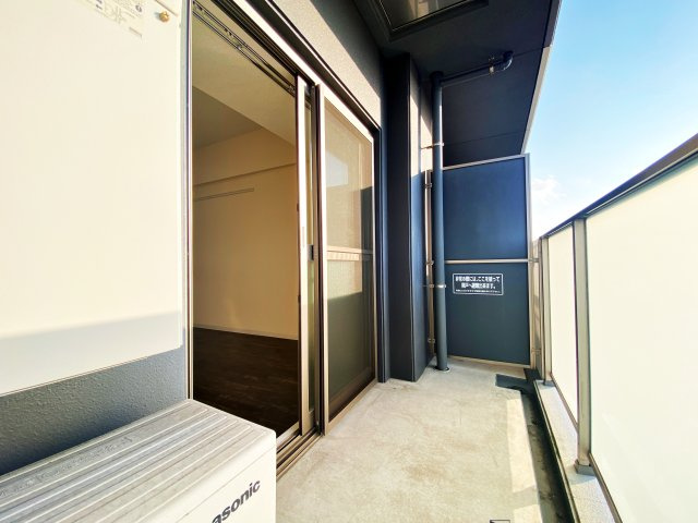 グランパークタワーのバルコニー