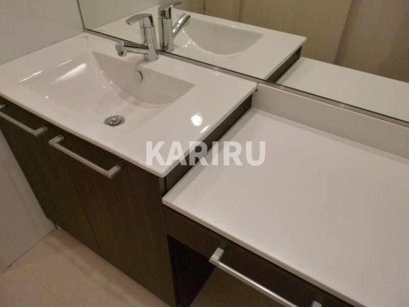 ボルボの洗面所