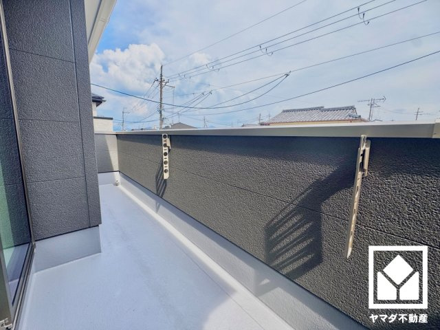 大津市千町2丁目　第1期のバルコニー