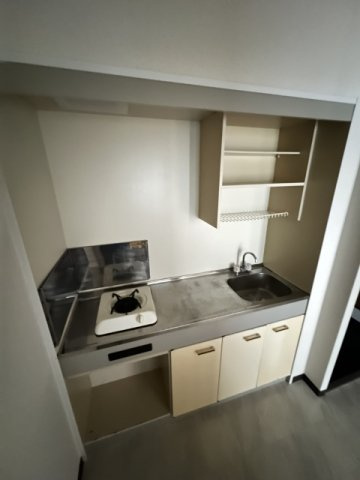 アルファポレールのキッチン|ガスコンロ付き