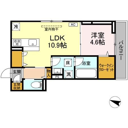 【間取り】 | ディアライズ春日町　B棟