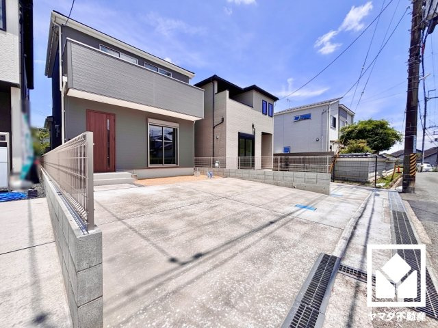 大津市千町2丁目　第1期の前面道路含む現地写真