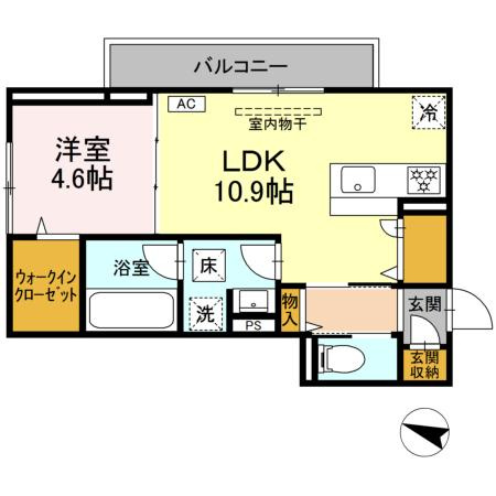 【間取り】 | ディアライズ春日町　B棟