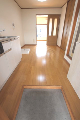 コーポあすかの玄関