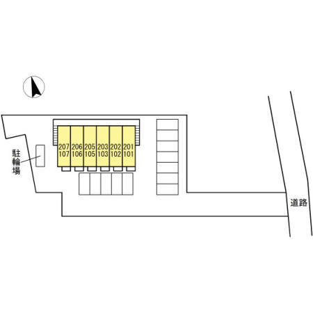 マーメゾン　アイの区画図