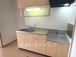 広島市安佐北区落合南９丁目のアパートのキッチン|浄水器一体型シャワー水栓