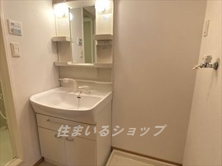 広島市安佐北区落合南９丁目のアパートの洗面所|シャンプードレッサー