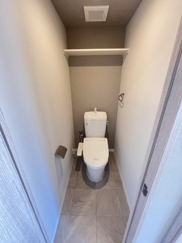 大阪市城東区鴫野西４丁目の賃貸マンションのトイレ