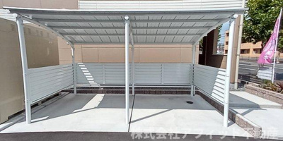 【その他共用部分】 | メゾン　ロゼオ　Ｓ | 屋根付き駐輪場