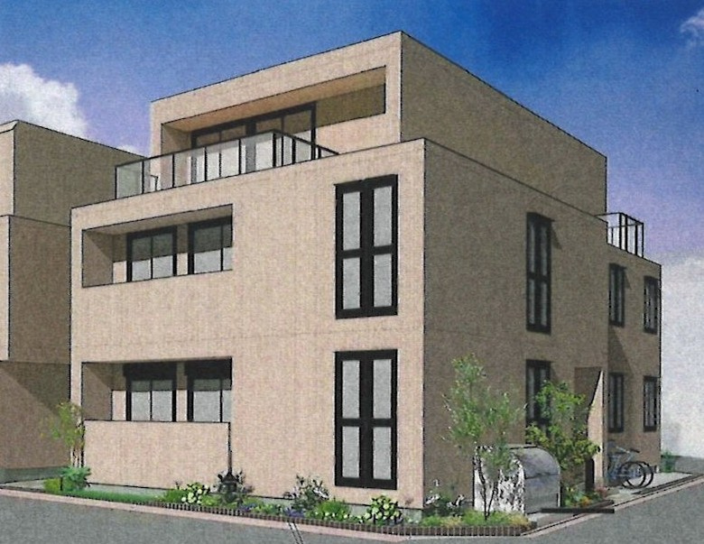 ヘーベルメゾン中央５丁目北棟の外観