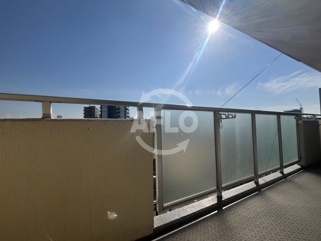 ヒシヒラリバーハイツのバルコニー|ヒシヒラリバーハイツ　バルコニー