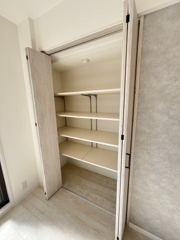 大阪市城東区鴫野西４丁目の賃貸マンションの収納