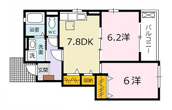 エテルノガーデン亀山の間取り