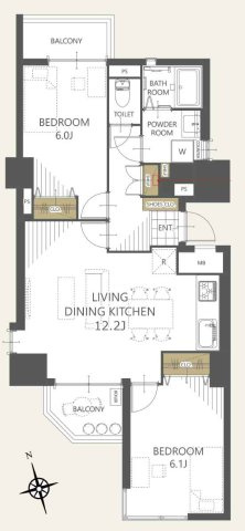 中山手セントポリアの間取り|ご内覧はお気軽にリクラス不動産販売までお問合せください