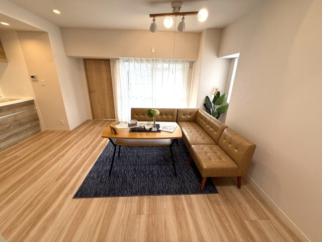 中山手セントポリアの居間・リビング|おしゃれなリビングです