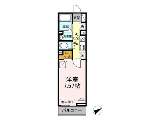 ウッドイン舳越の間取り