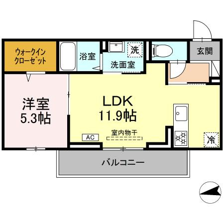 ベルディールの間取り