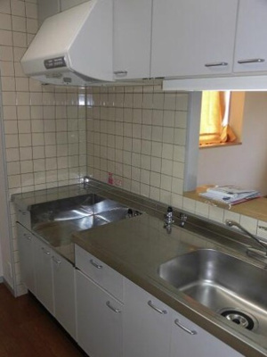 【キッチン】 | クレストB | ガスコンロ設置可！