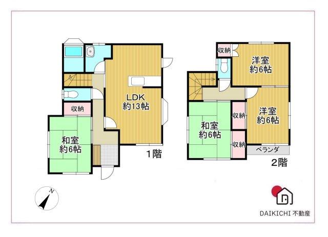 【間取り】 | 熊谷市拾六間　中古戸建